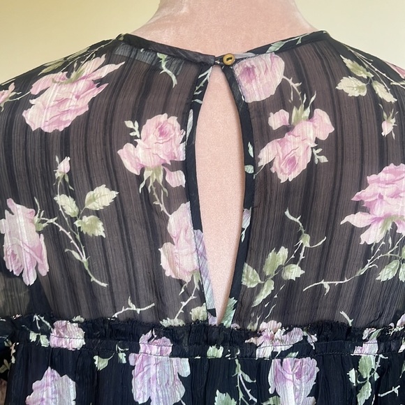 Ulla Johnson Silk Dahlia Rose Floral Print Dress Sz 0 but roomy. Pls see photos. - Picture 7 of 11
